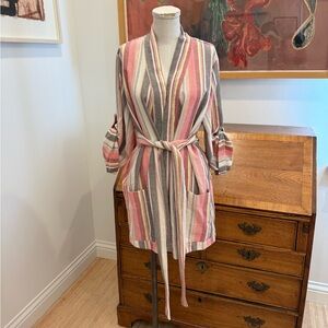 Le Stripe Beachcomber Stripe Kimono Jacket
